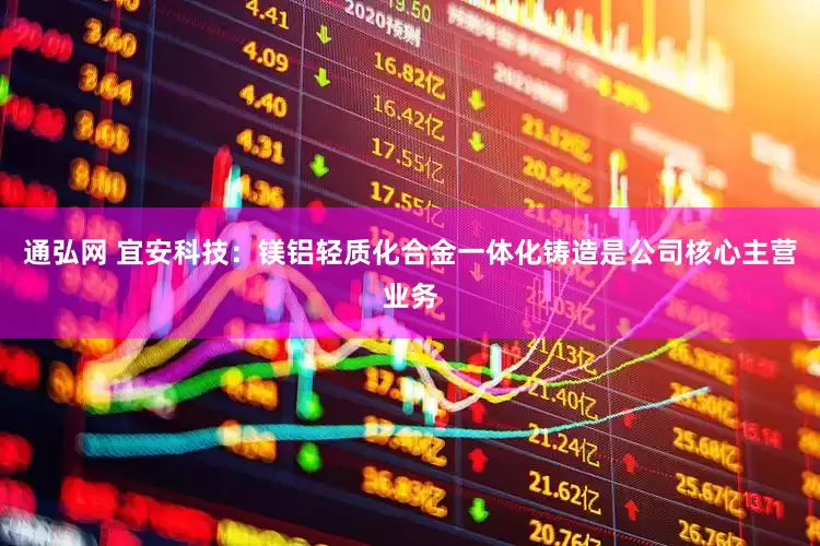 通弘网 宜安科技：镁铝轻质化合金一体化铸造是公司核心主营业务